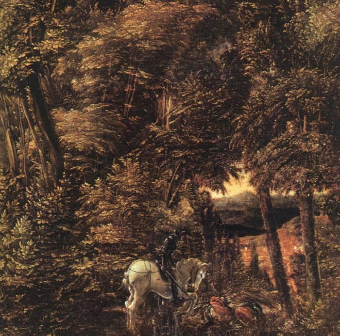 ALTDORFER, Albrecht Saint George in the Forest  ggg oil painting image